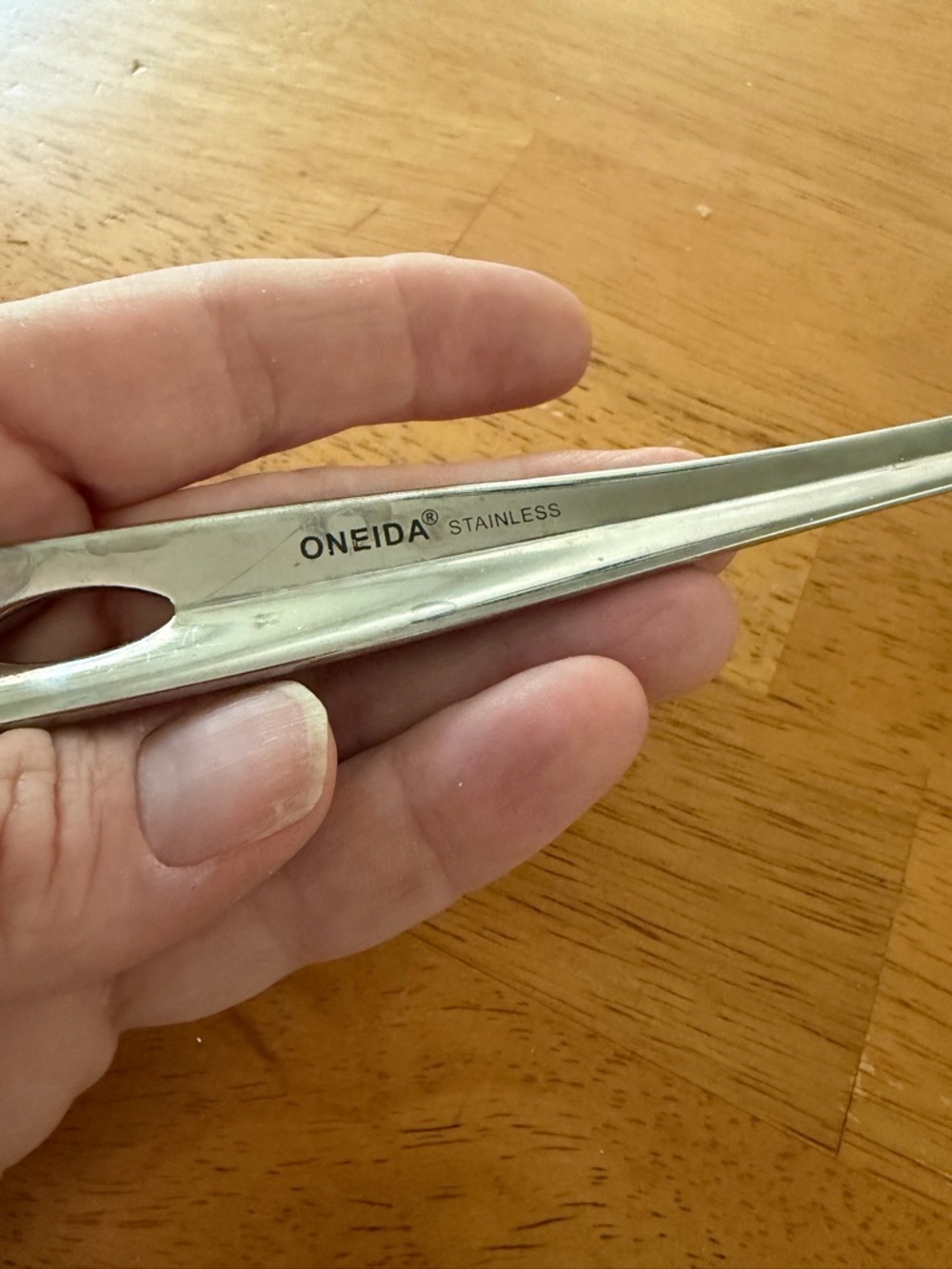 Oneida Stainless Steel Slotted Turner Spatula Kitchen Utensil Flat Turner - Picture 4 of 5